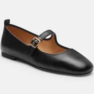 Coach Classic Black Mary Jane Flat